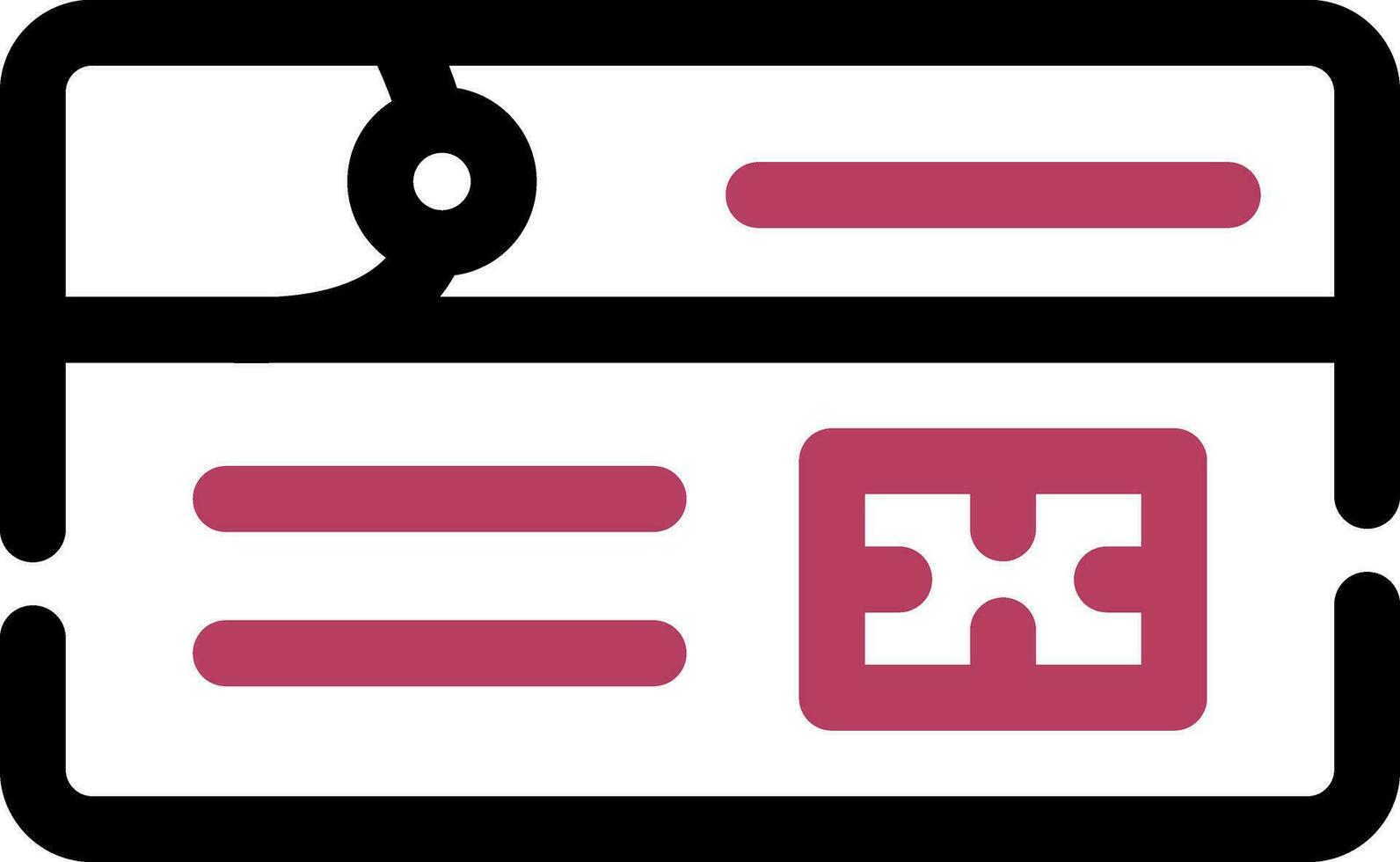 Debit Card Creative Icon Design vector