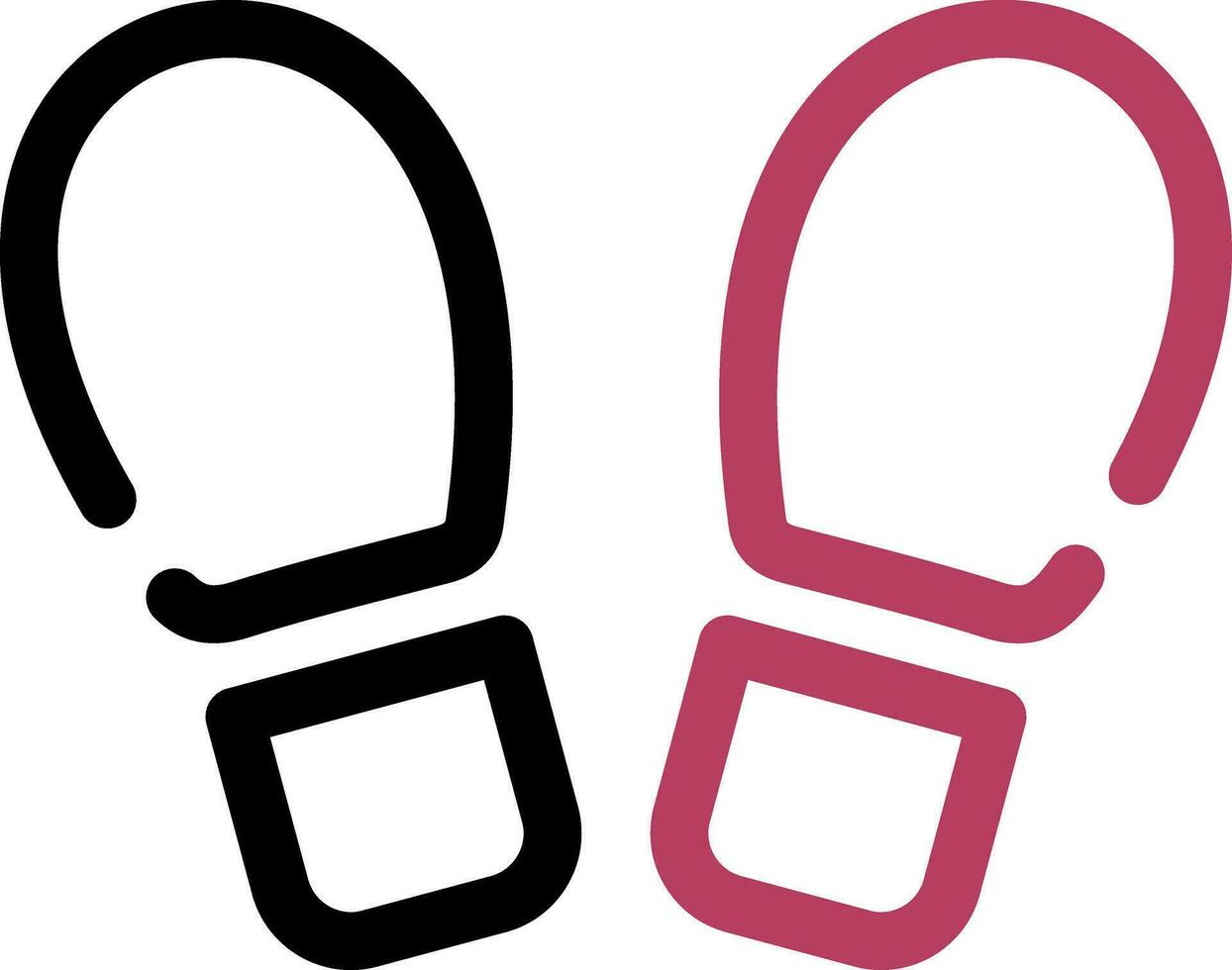 Footprint Creative Icon Design vector