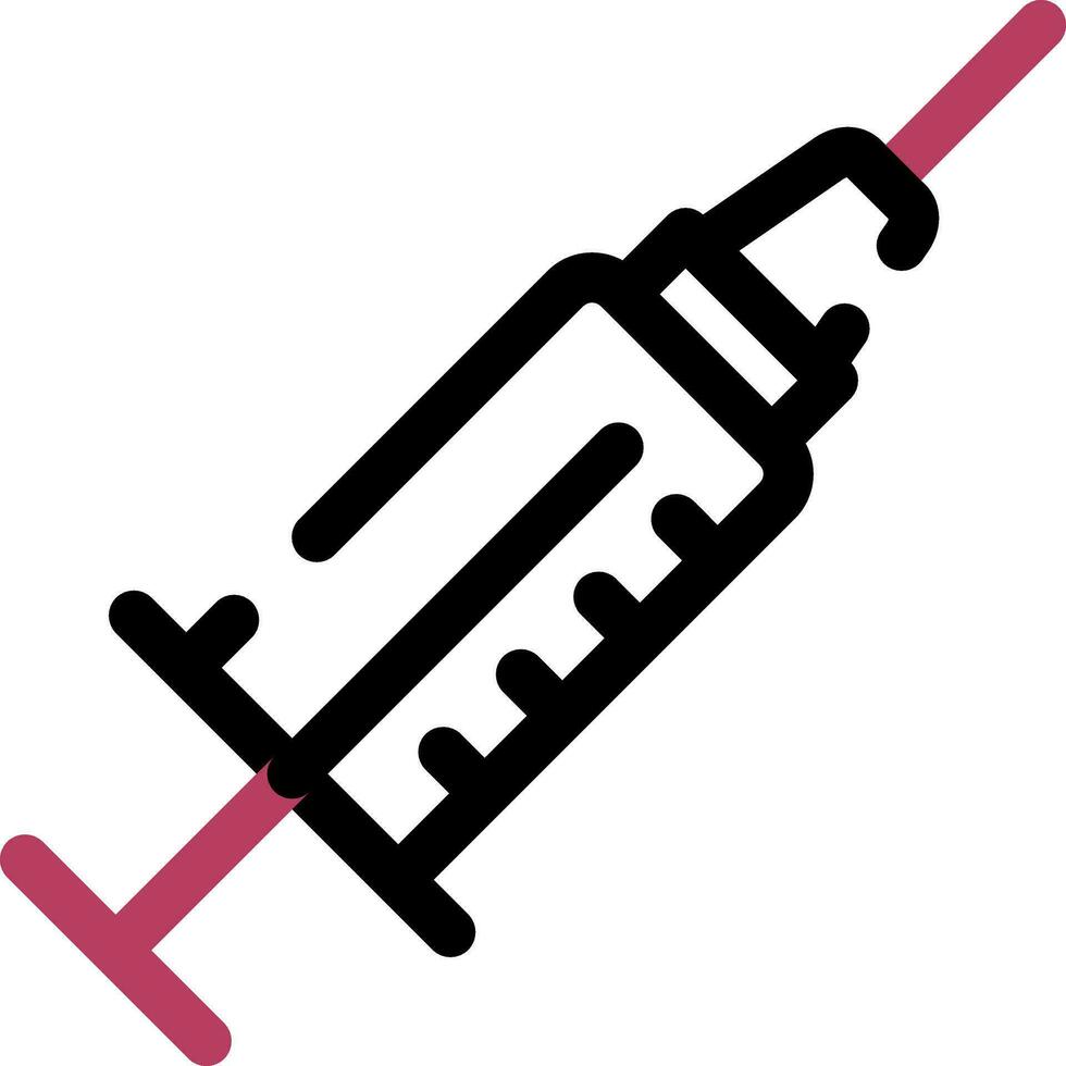 Needle And Syringe Creative Icon Design vector