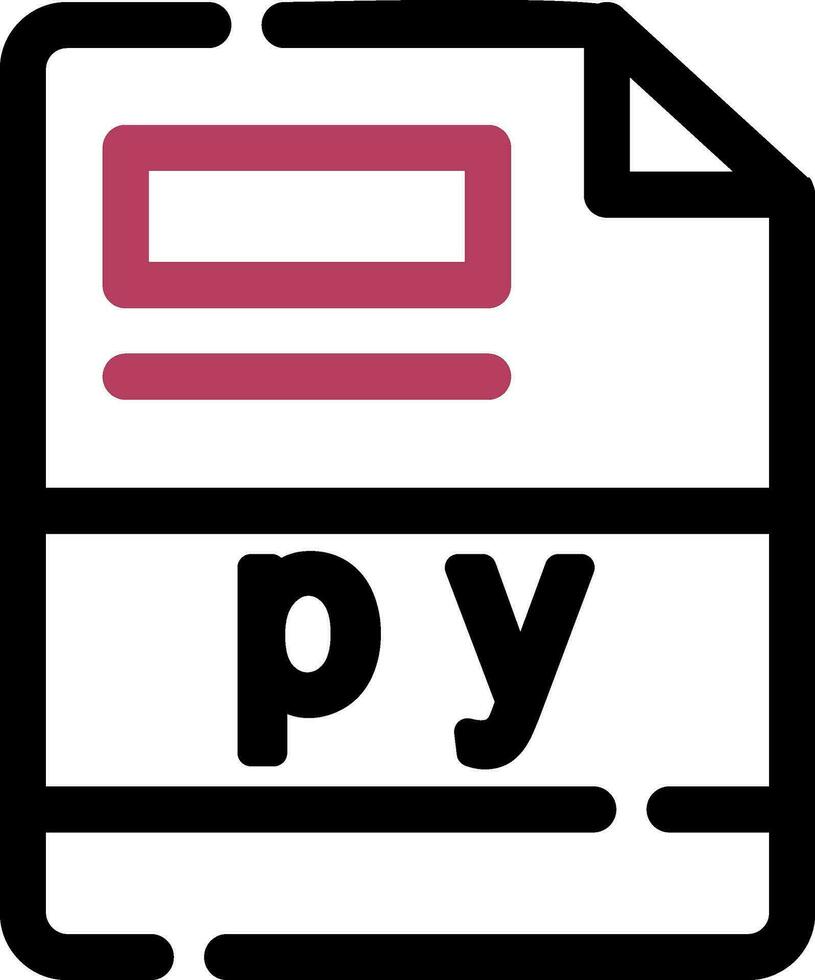 py Creative Icon Design vector