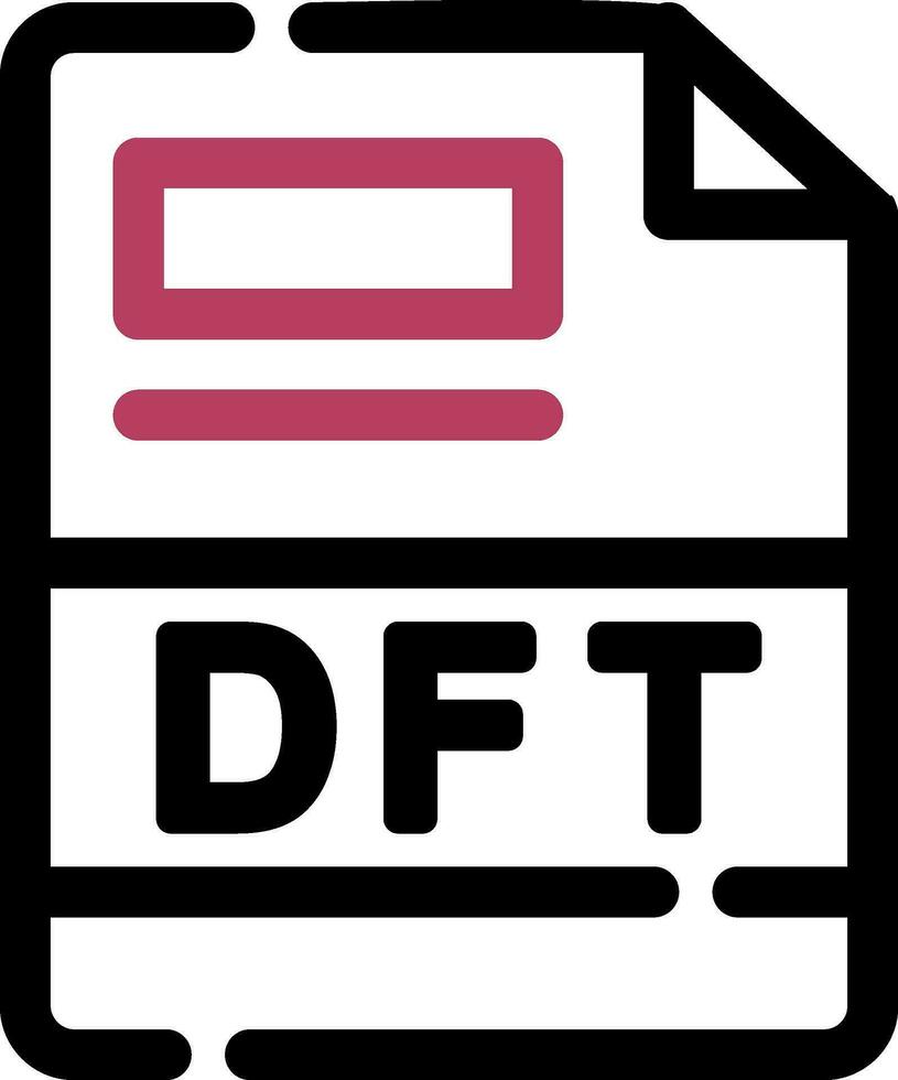 DFT Creative Icon Design vector