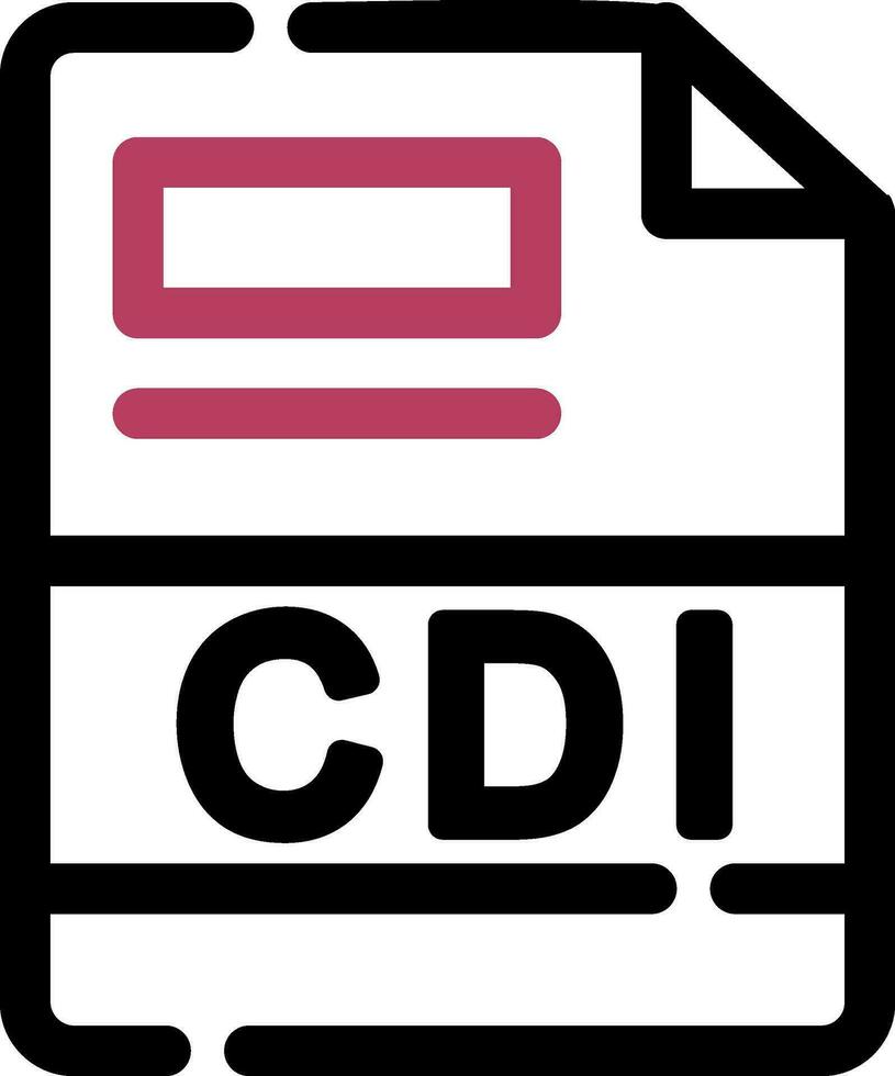 cdi creativo icono diseño vector