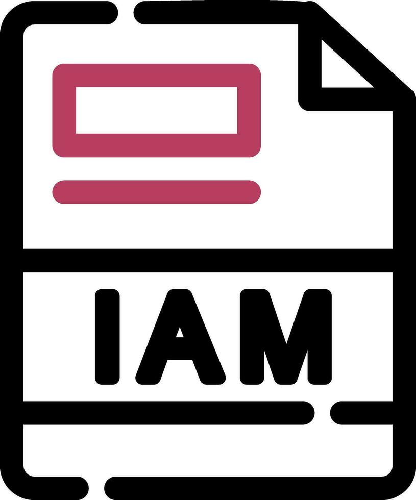 IAM Creative Icon Design vector