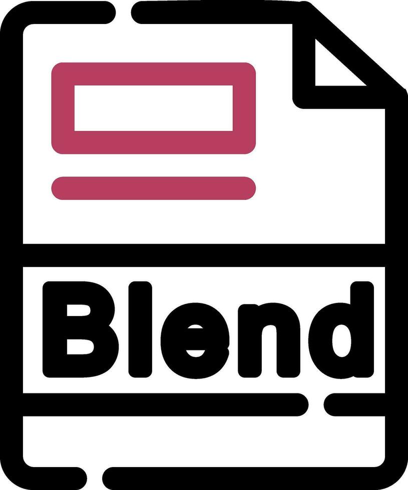 Blend Creative Icon Design vector