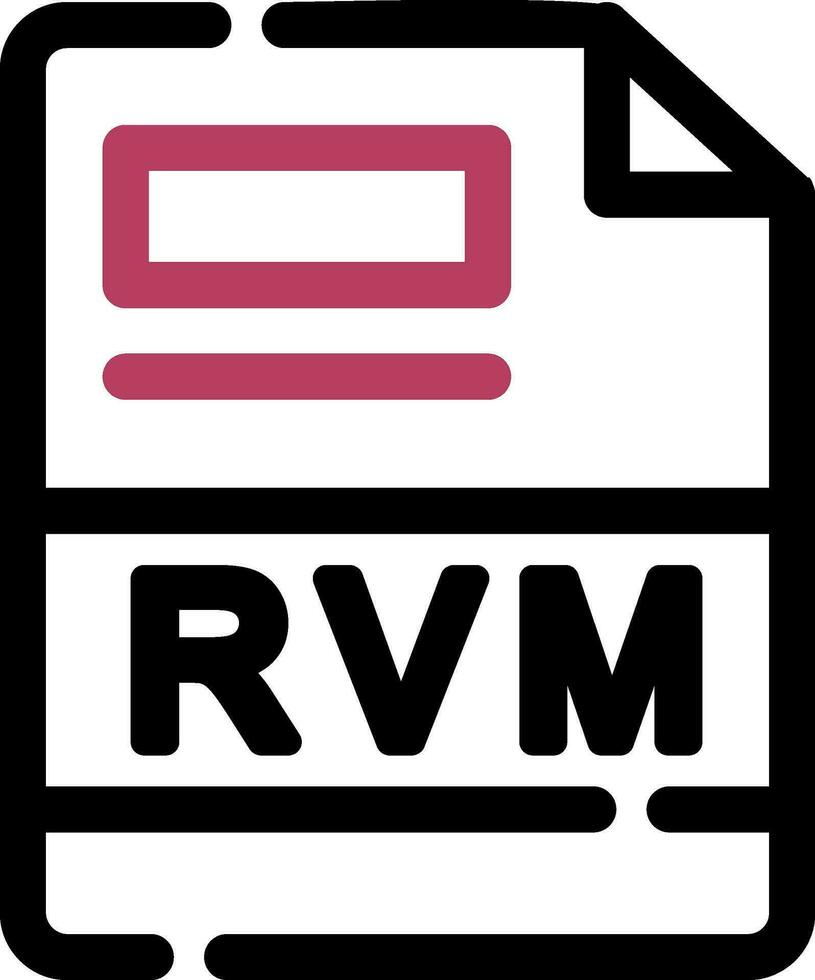 RVM Creative Icon Design vector