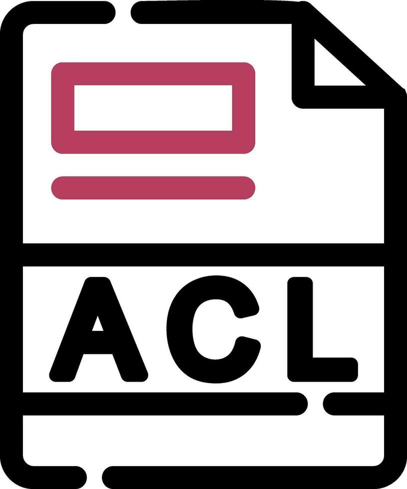 ACL Creative Icon Design vector