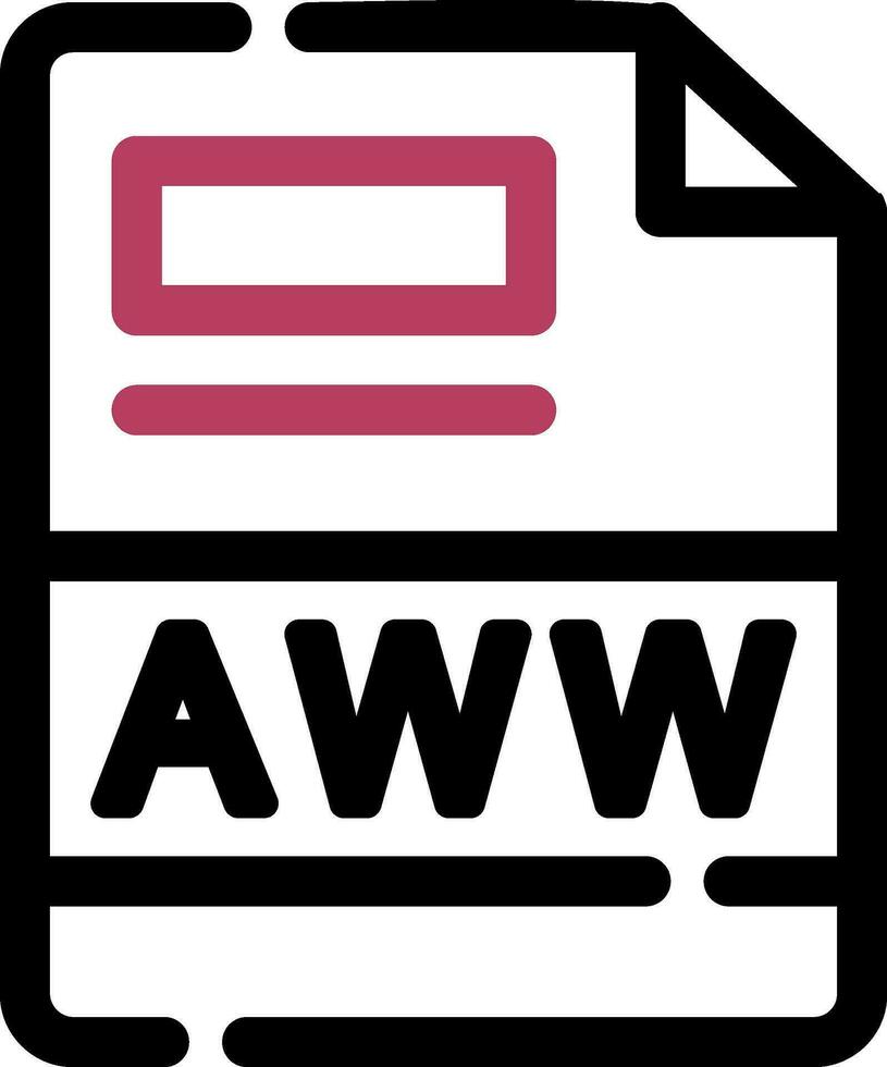 AWW Creative Icon Design vector
