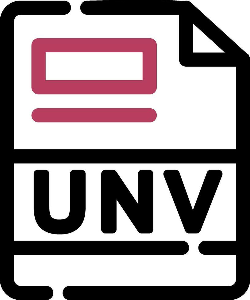 UNV Creative Icon Design vector