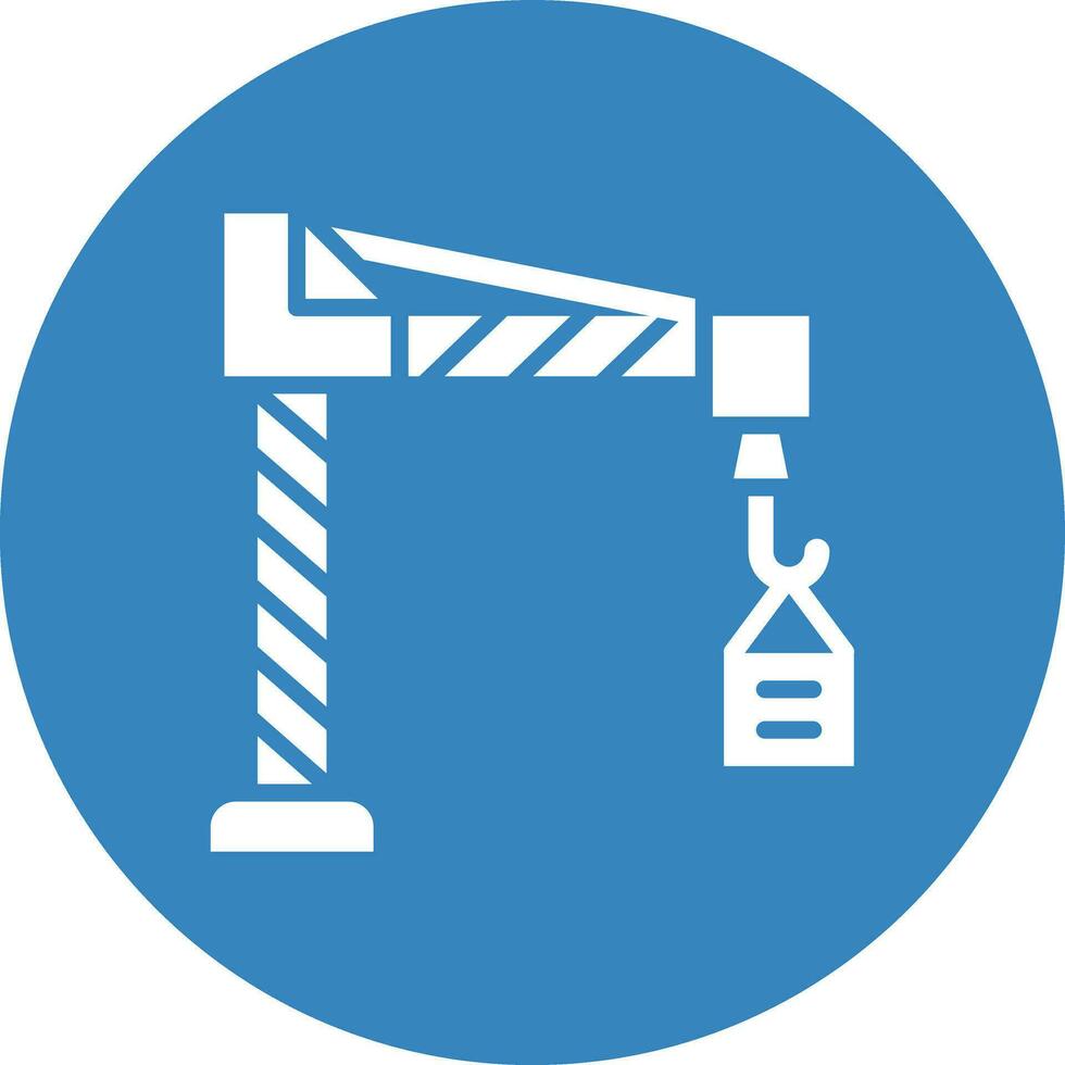 Crane Vector Icon Design Illustration