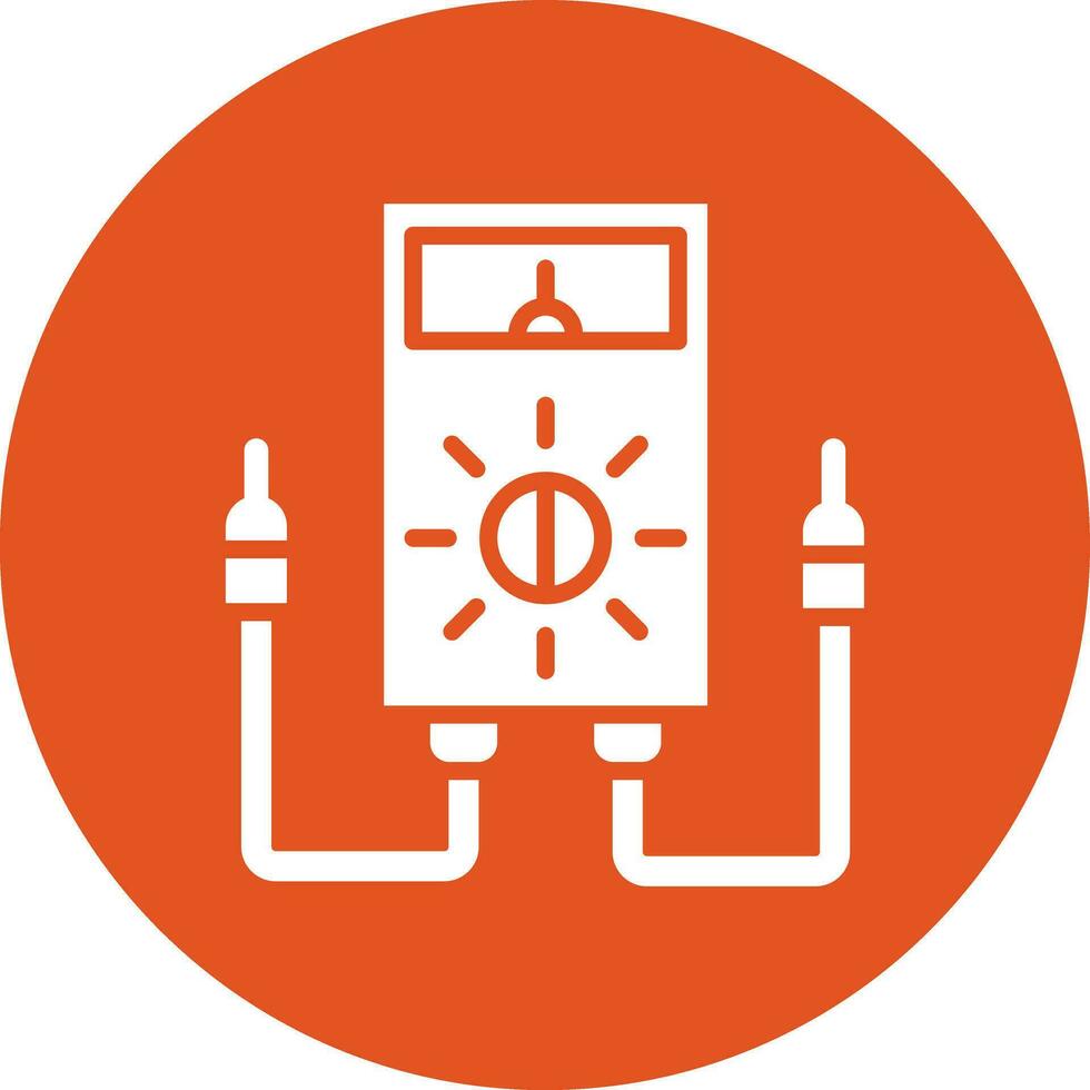 Voltmeter Vector Icon Design Illustration
