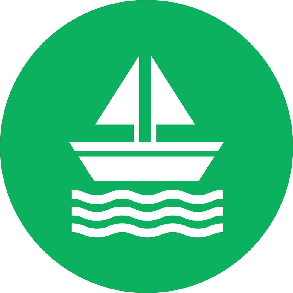 Boat Vector Icon Design Illustration