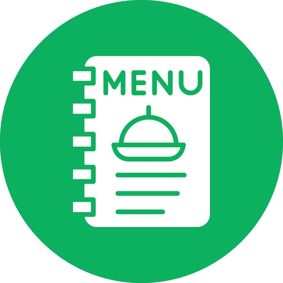 ilustración de diseño de icono de vector de menú
