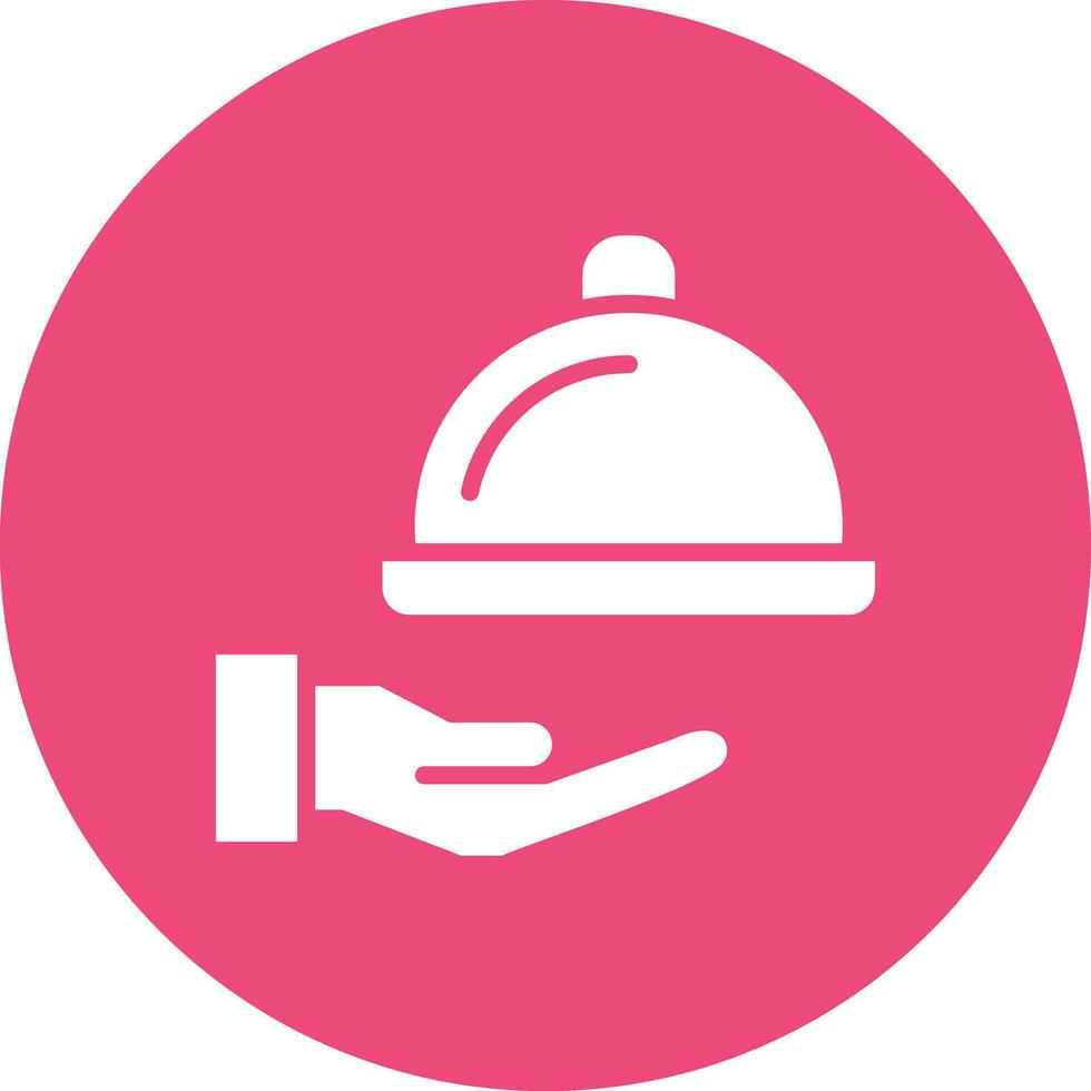Room service Vector Icon Design Illustration