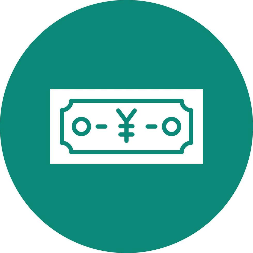 Yen Vector Icon Design Illustration