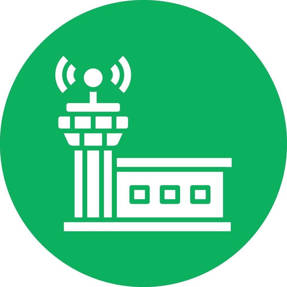 Control tower Vector Icon Design Illustration