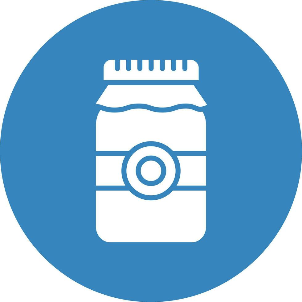 Plastic jar Vector Icon Design Illustration