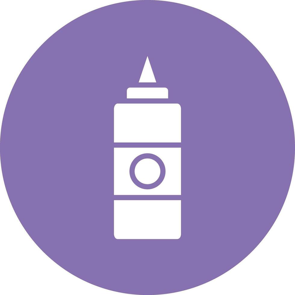 Sauce bottle Vector Icon Design Illustration