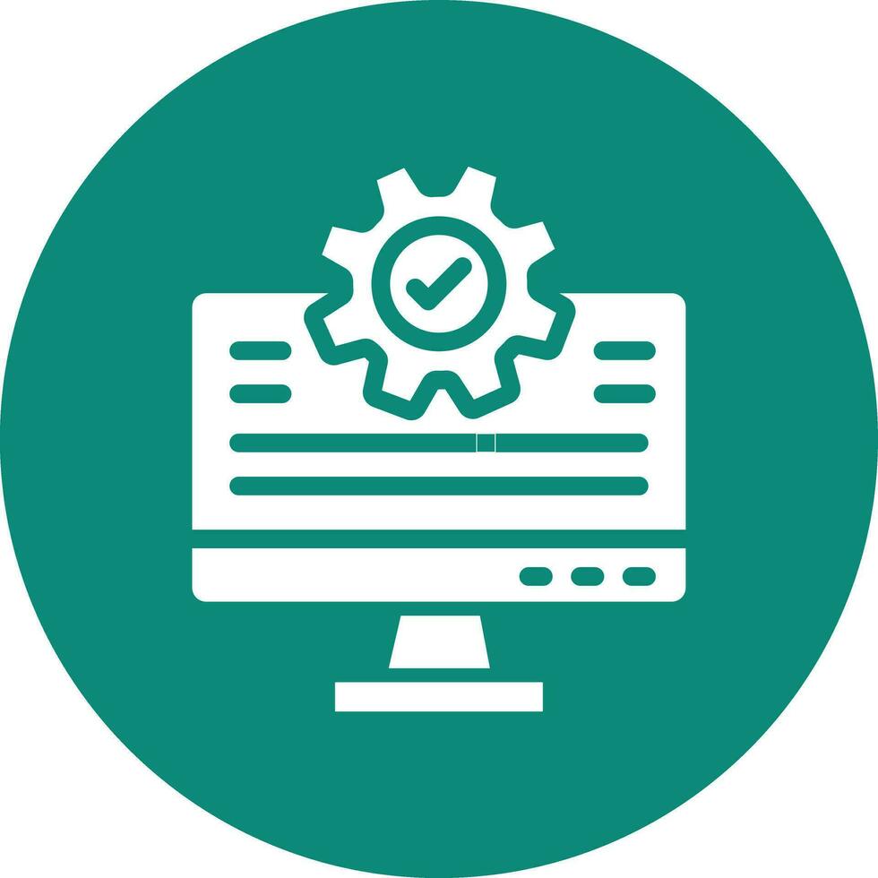 Testing Vector Icon Design Illustration