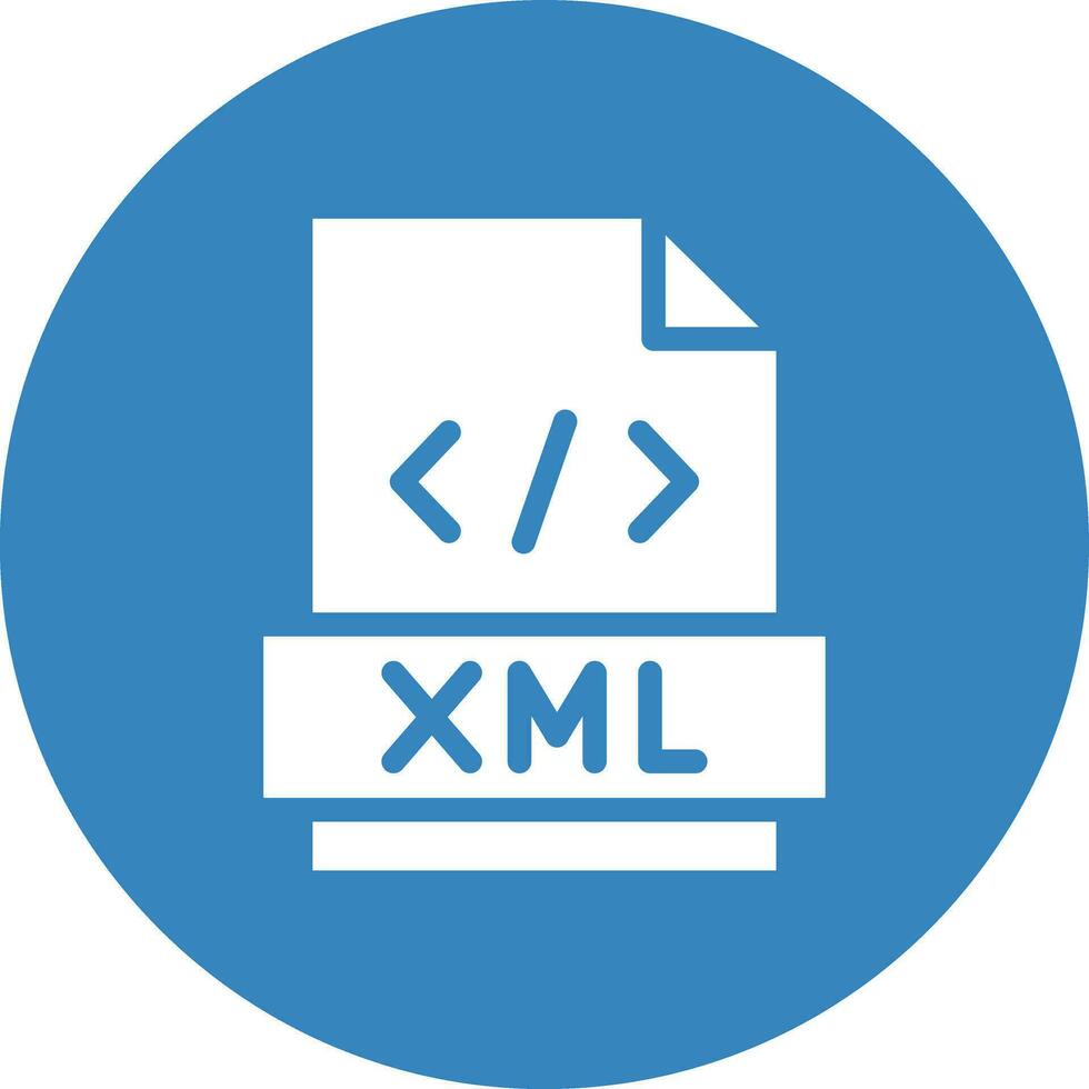 Xml Vector Icon Design Illustration