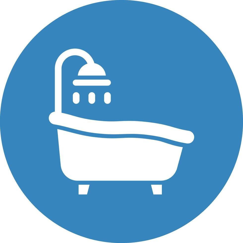 Bath tub Vector Icon Design Illustration