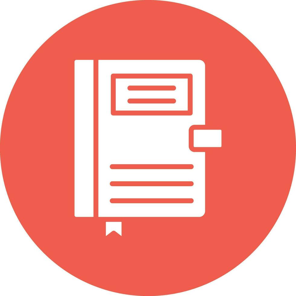 Journal Vector Icon Design Illustration
