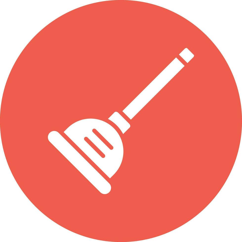 Plunger Vector Icon Design Illustration