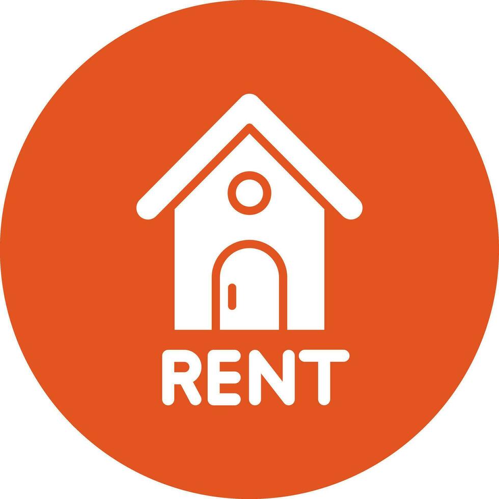 Rent Vector Icon Design Illustration