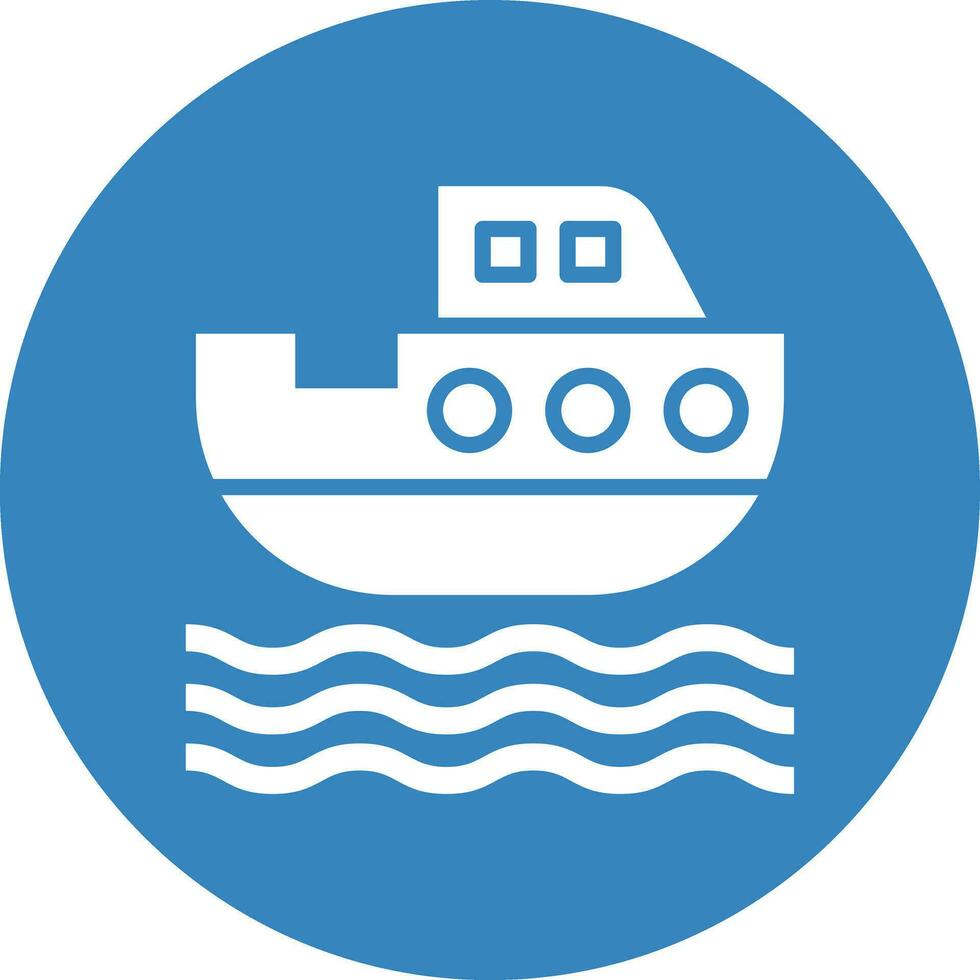 Boat Vector Icon Design Illustration