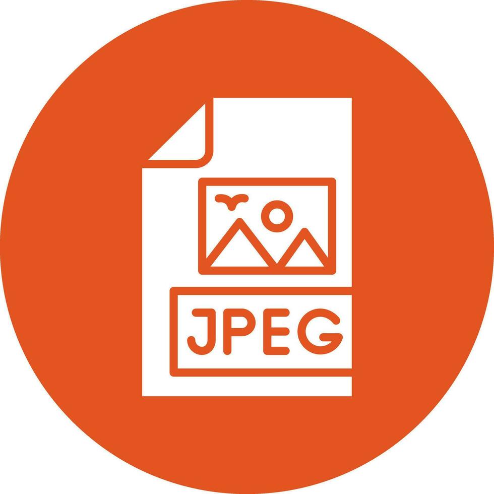 Jpeg file Vector Icon Design Illustration