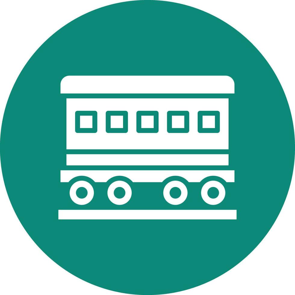 Wagon Vector Icon Design Illustration