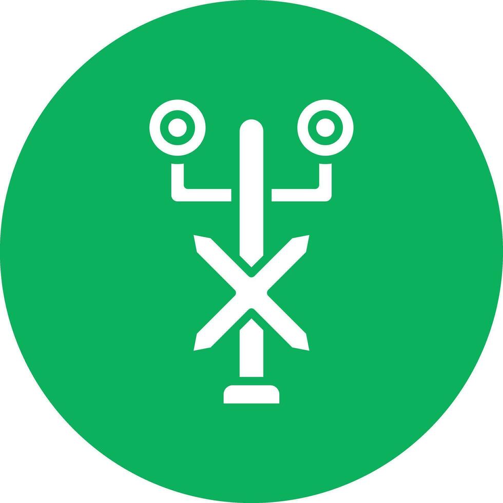Traffic signal Vector Icon Design Illustration