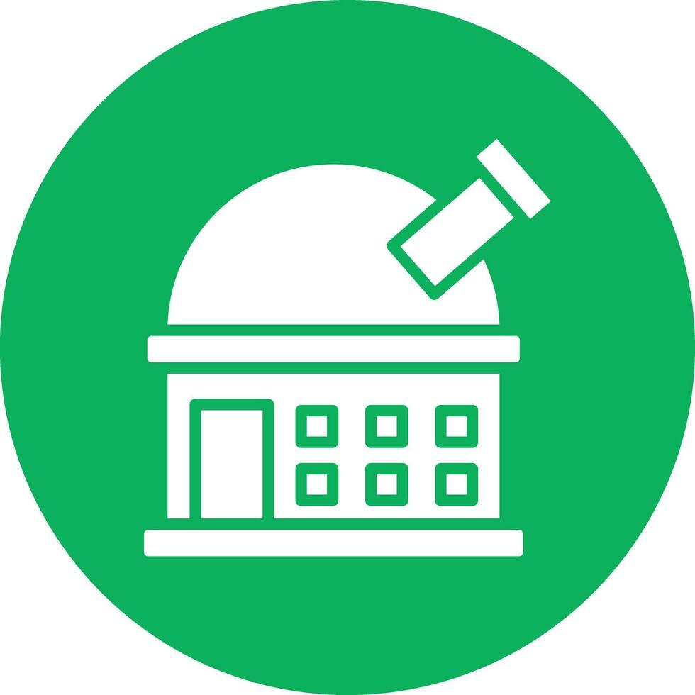 Observatory Vector Icon Design Illustration