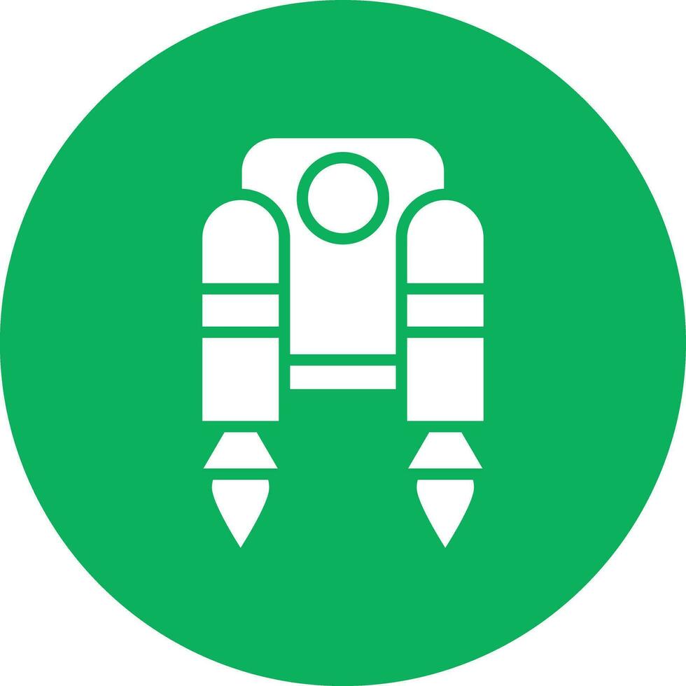 Jetpack Vector Icon Design Illustration
