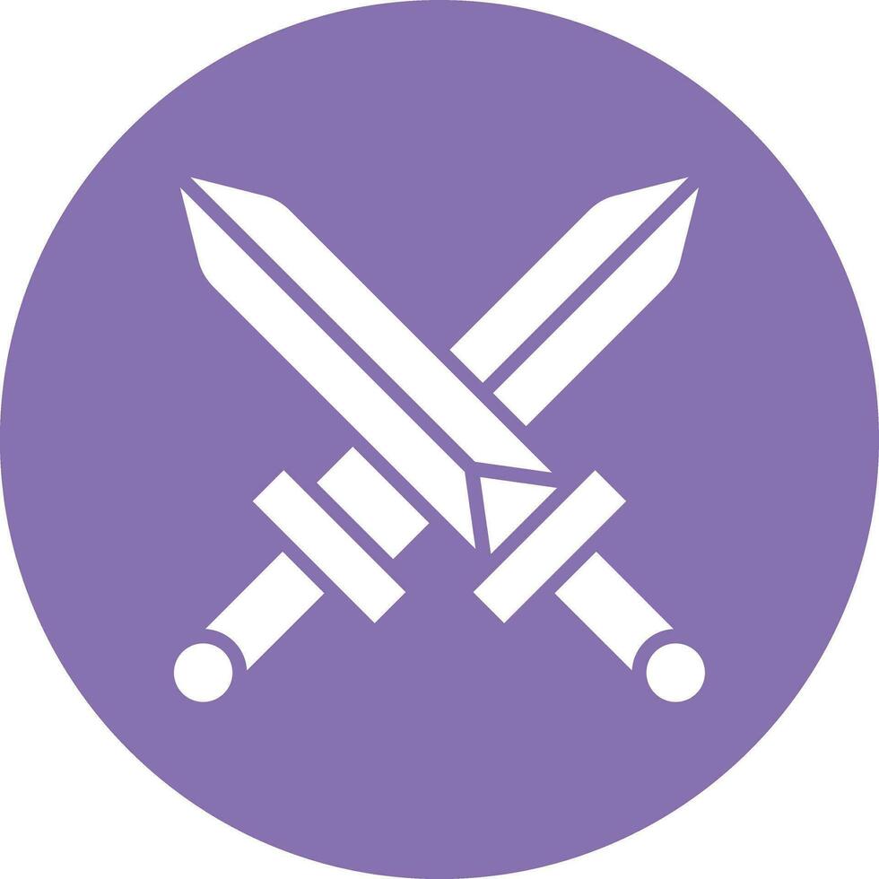 Swords Vector Icon Design Illustration