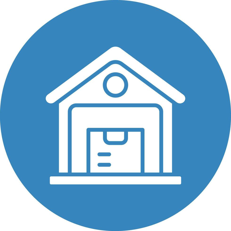 Ware house Vector Icon Design Illustration