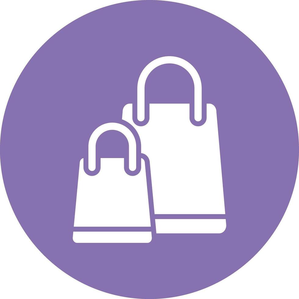 ilustración de diseño de icono de vector de bolsa de compras