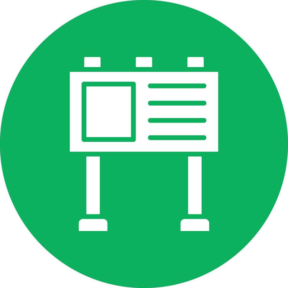 Billboard Vector Icon Design Illustration