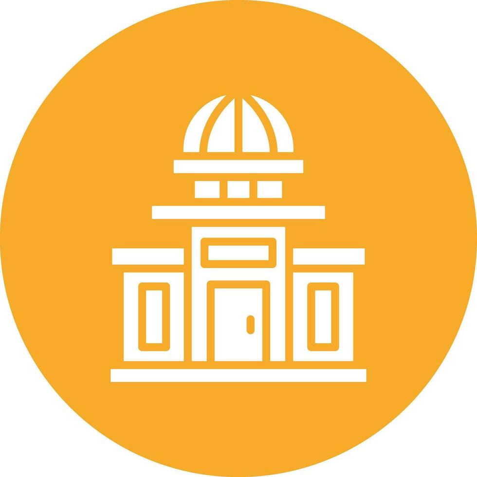 Government building Vector Icon Design Illustration