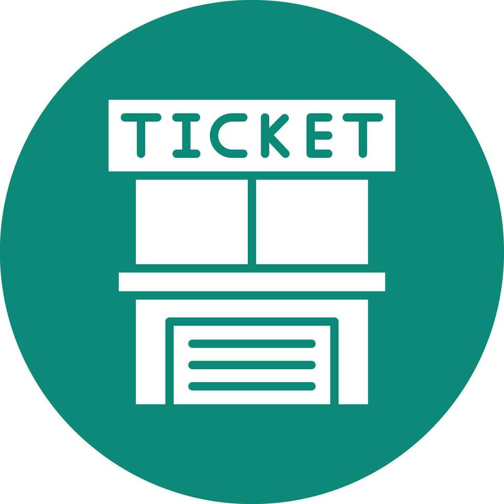 Ticket office Vector Icon Design Illustration