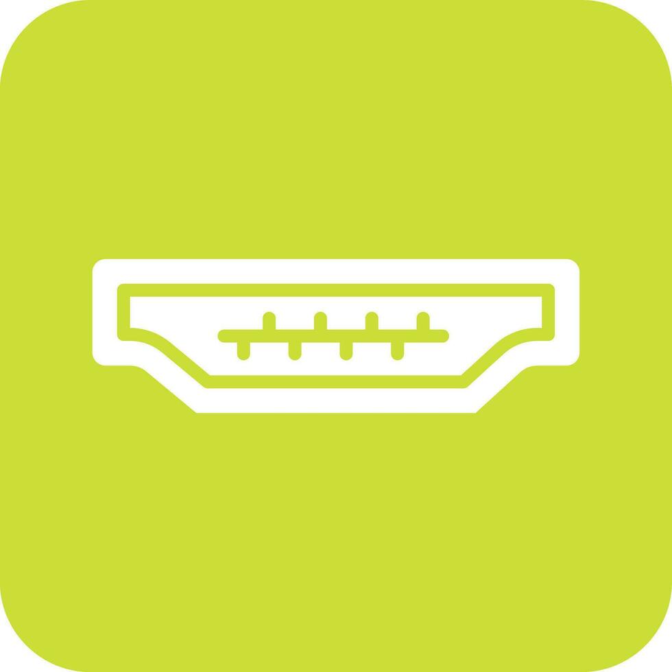 Hdmi Port Vector Icon Design Illustration