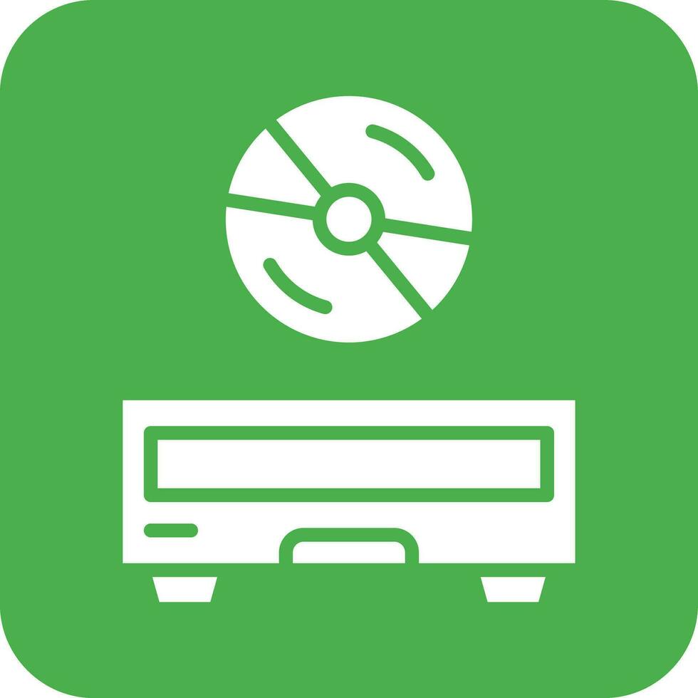 Cd Rom Vector Icon Design Illustration