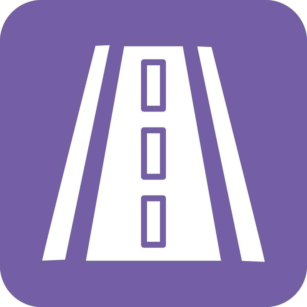 ilustración de diseño de icono de vector de carretera