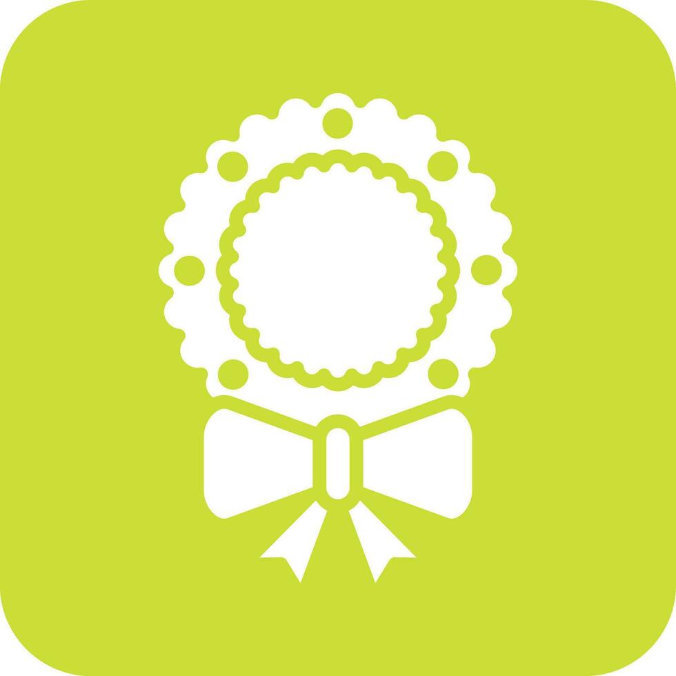 Wreath Vector Icon Design Illustration
