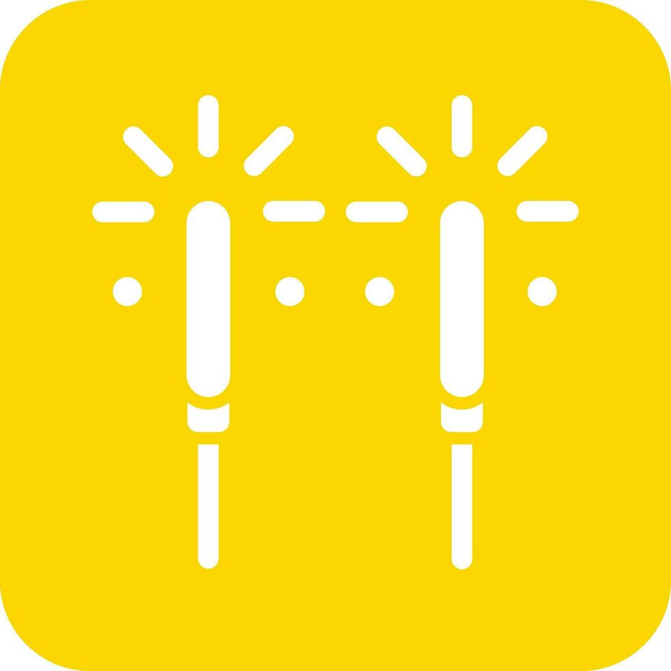 Sparkler Vector Icon Design Illustration