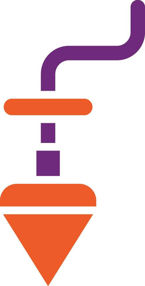 Plumb bob Vector Icon Design Illustration