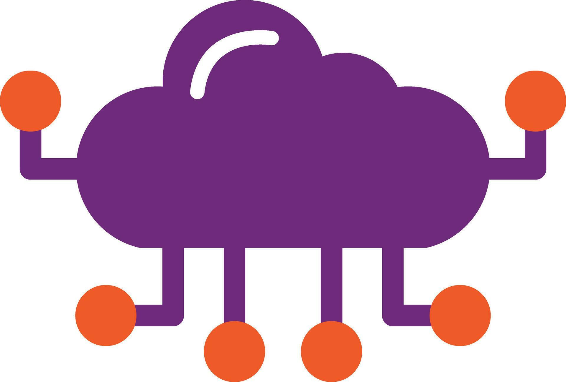 Cloud computing Vector Icon Design Illustration 32828110 Vector Art at ...
