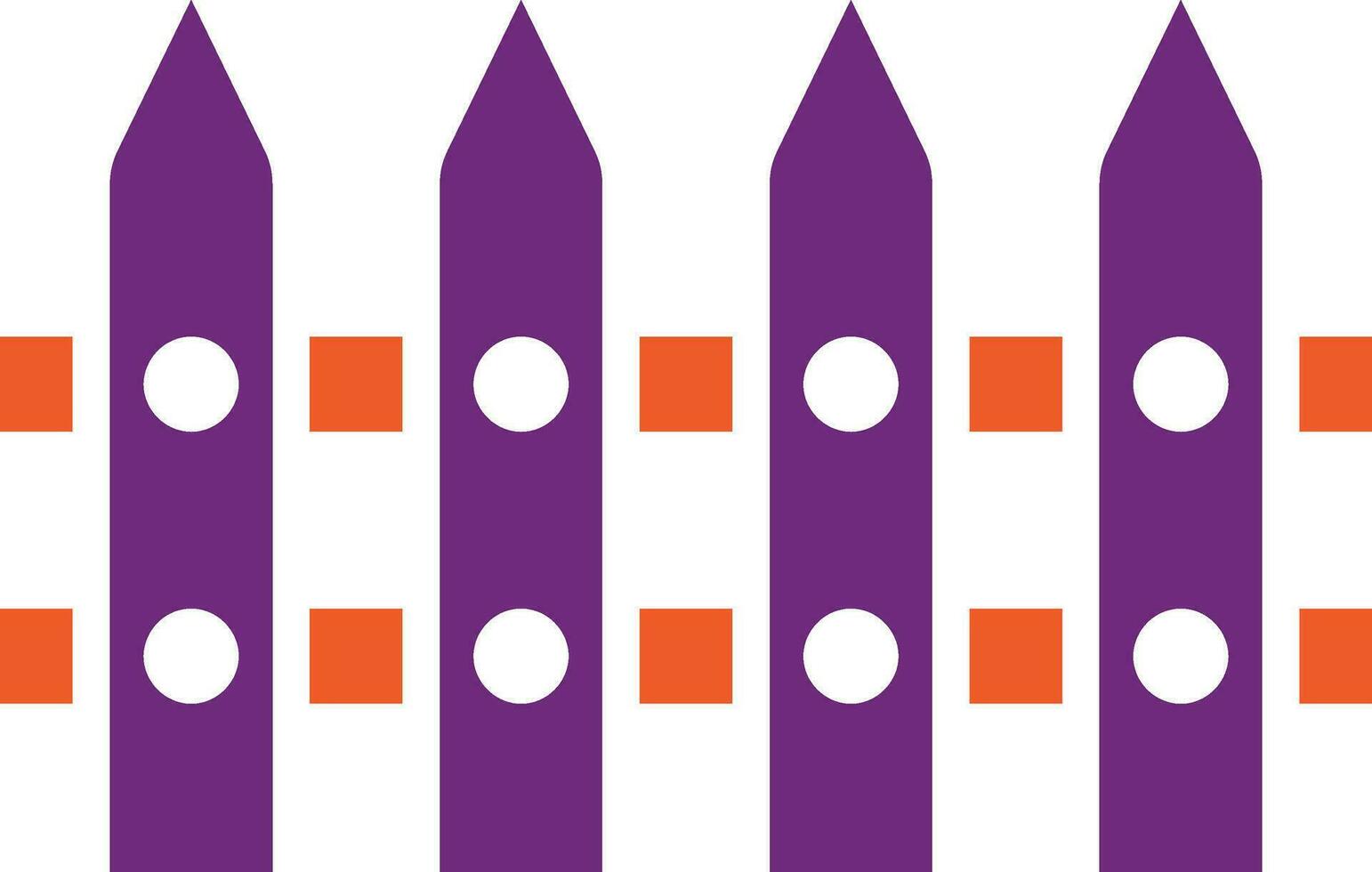 Fence Vector Icon Design Illustration