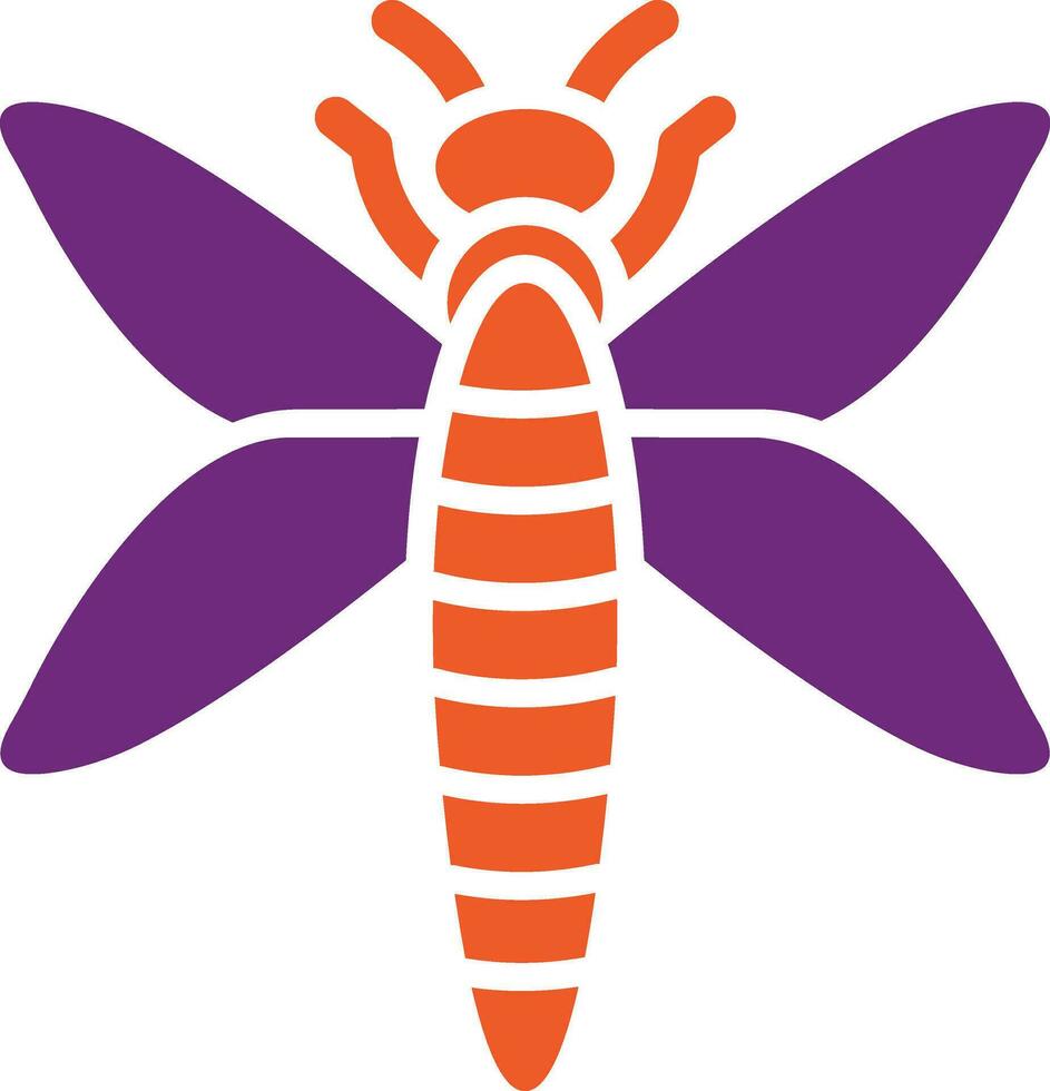 Dragonfly Vector Icon Design Illustration