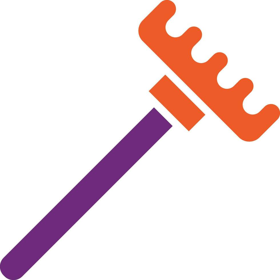 Rake Vector Icon Design Illustration