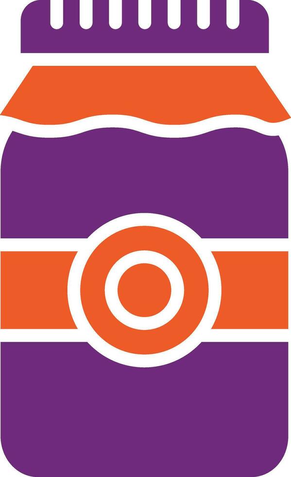 Plastic jar Vector Icon Design Illustration